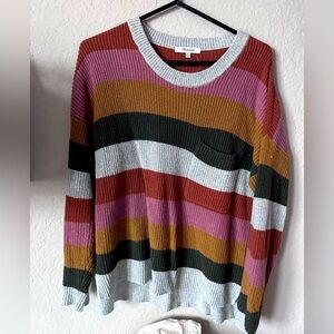 Women's striped madewell Sweater